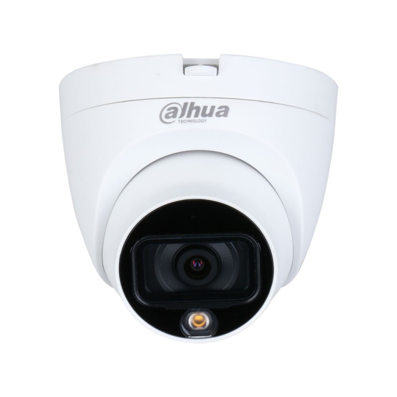 CAMARA DAHUA DH-HAC-HDW1239TLQP-IL-A-0280B-S2 | 2MPX | Microfono | Dual Light | Full Color | Domo | 2.8mm | Plastica