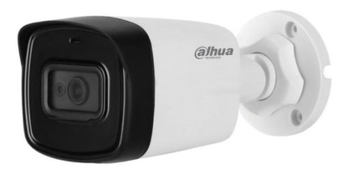 CAMARA DAHUA DH-HAC-HFW1800TLP-A-0280B - 8Mpx - Bullet - 2.8mm - Microfono - 80mtrs IR - 4K - Metalica y Plastica - Exterior