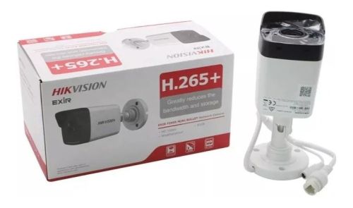 CAMARA IP HIKVISION DS-2CD1023G0E-I/ARG | 2Mpx | Bullet | Metal + Plastico | 2.8mm | IR 30mts | H.265 | POE · Imagen 2