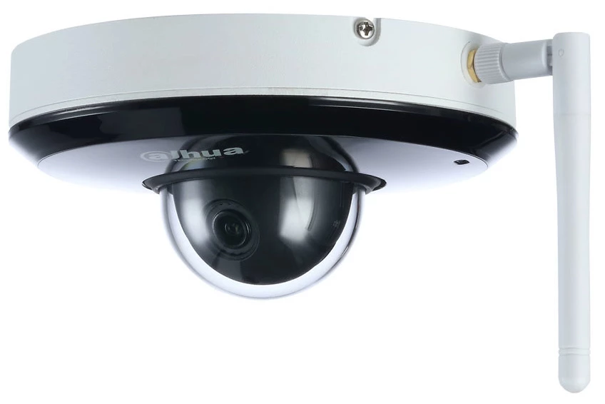 CAMARA IP DAHUA PTZ DH-SD1A404XB-GNR-W | 4Mpx | 4x ZOOM | Domo PTZ | Wifi | Wizsense | Starlight | Micro SD | IR 15 mtrs | POE | H.265 | 