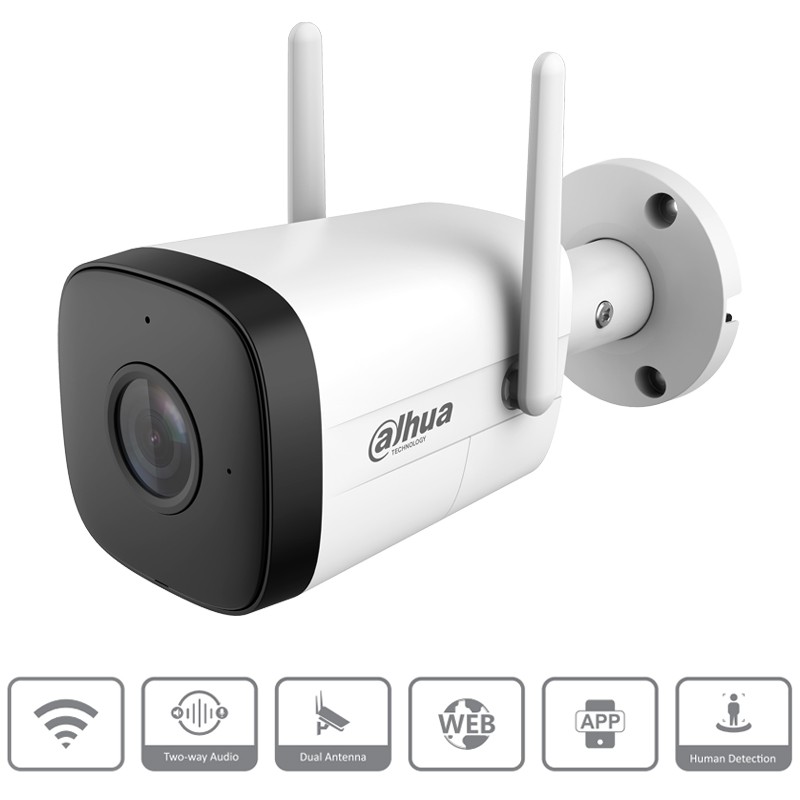 CAMARA IP DAHUA DH-IPC-HFW1430DTP-STW-0280B | 4Mpx | Starlight | Microfono y Parlante Audio 2 vias | Micro SD |  2.8mm | Bullet| 30mtrs IR