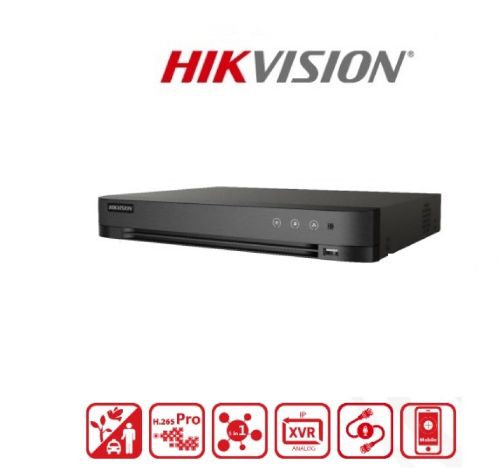 DVR 8CH HIKVISION DS-7208HGHI-M1 | 2Mpx | Acusense | hasta 10 CAMARAS IP | Audio Coaxil |