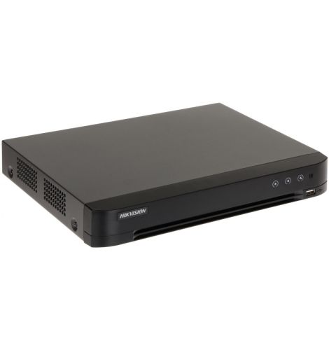 DVR 16CH HIKVISION IDS-7216HQHI-M1/FA - AcuSense - Facial - H.265 pro+ - hasta 24 Camaras IP  Audio por Coaxil · Imagen 2