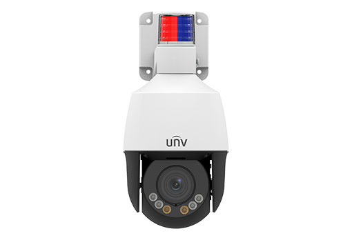 CAMARA IP UNIVIEW IPC6312LFW-AX4C-VG | 2Mpx | LightHunter | Deteccion Activa | PTZ | Zoom 4x | MicroSD | Microfono y Parlante |  Exterior | 50mtrs IR | h265+ | POE