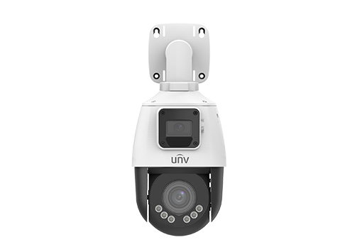 CAMARA IP UNIVIEW IPC9312LFW-AF28-2X4 | Doble camara 2Mpx | LightHunter | Deteccion Activa | PTZ | Zoom 4x | MicroSD | Microfono y Parlante |  Exterior | h265+ | POE