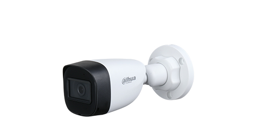 CAMARA DAHUA DH-HAC-HFW1200CP-A-0280B-S5 | 2Mpx | Microfono | Bullet | 2.8mm | Plastica | 20mtrs IR