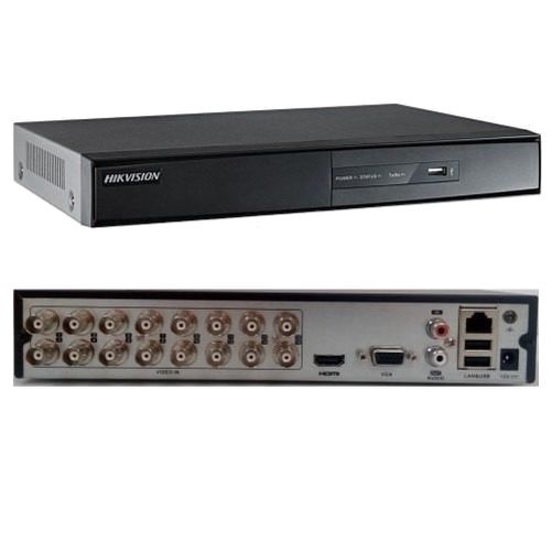 DVR 16CH HIKVISION DS-7216HGHI-K1(STD)(S) - HD1080P Lite - 2Mpx - 18 CAMARAS IP - 2 Audio  - H.265+ - Audio por Coaxil