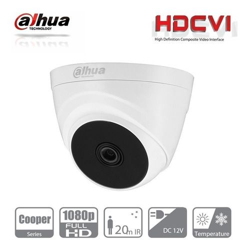 CAMARA DAHUA HAC-T1A21P-0280B - 2MPX - Domo- 1080p - 2.8mm - Plastica - IR 30mts 1080FHD · Imagen 2
