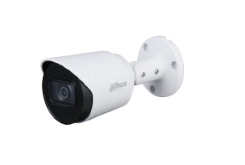 CAMARA DAHUA DH-HAC-HFW1200TP-A-0280B-S5 - 2Mpx - Bullet - Metalica - Microfono - 2.8mm - Smart IR
