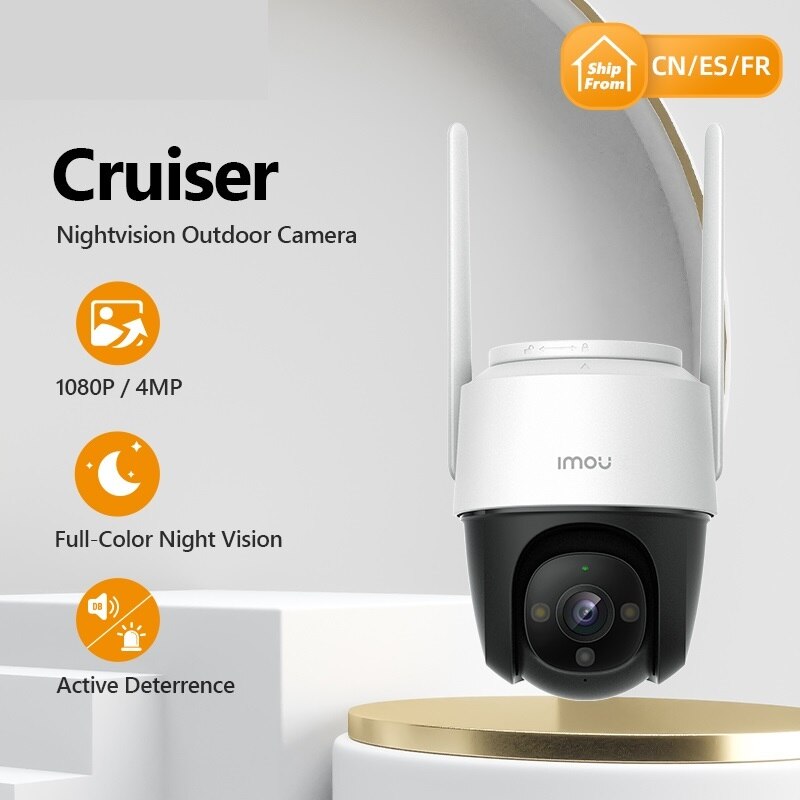 CAMARA IP WIFI IMOU IPC-S22FP-036B CRUISER - 2MPX - Wifi - FULL COLOR - WIZSENSE - POE - MICRO SD - H.265 - AUDIO DOBLE VIA - DOMO PTZ - 3.6mm - MICROFONO by DAHUA · Imagen 2