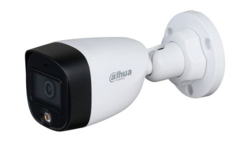 CAMARA DAHUA DH-HAC-HFW1239TLMP-LED-0280B-S2  FULL COLOR - 2MPX - Bullet - Metalica - 2.8mm - LED - 40mtrs IR