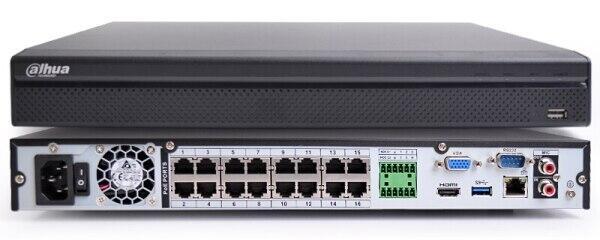 NVR 16CH DAHUA DHI-NVR4216-16P-4KS2/L | 16 Puertos POE | 200 Mbps | 4K | SMD Plus | Perimetral | Mapa de calor | H.265 · Imagen 2