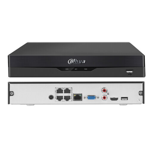 NVR 4CH DAHUA DHI-NVR2104HS-P-I | 4 POE  | Wizsense | Deteccion Facial | SMD+ | IVS | 1 SATA  | 8Mbps | H.265 | hasta 8Mpx