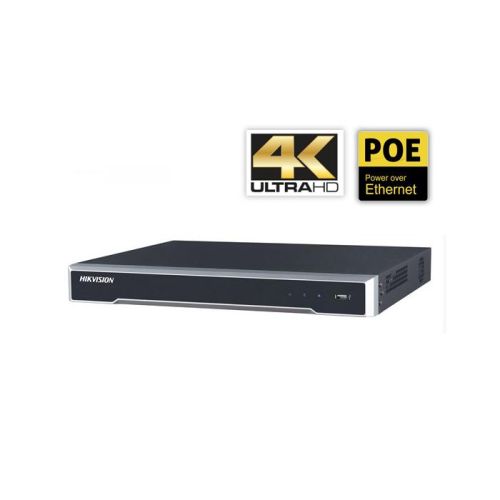 NVR 16CH HIKVISION DS-7616NI-K2/16P | 16 POE 200w | 2 x SATA RAID | H.265+ | Dual Display 4K | camaras hasta 8Mpx · Imagen 2