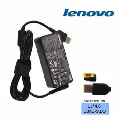 CARGADOR NOTEBOOK LENOVO 10.5x4.0mm Cuadrado YOGA 90W 20V 4.5A parece USB · Imagen 2