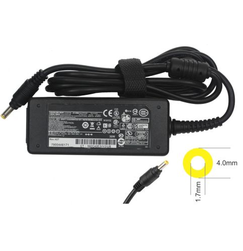 CARGADOR NOTEBOOK HP 4.0x1.7mm 30W 19V 1.58A