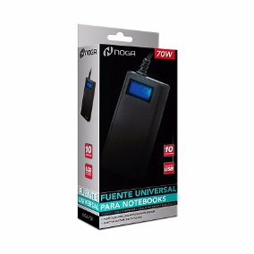 CARGADOR UNIVERSAL NOTEBOOK NOGA NGA-7D1 70W Automatico