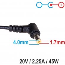 CARGADOR NOTEBOOK LENOVO 4.0x1.7mm 20V 3.25A 65W · Imagen 3