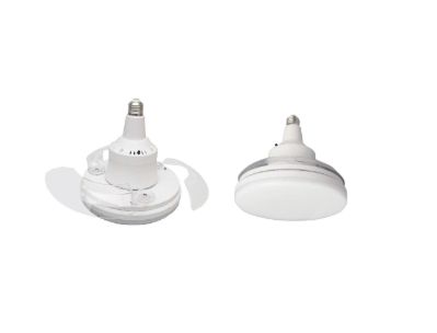 LAMPARA VENTILADOR NETMAK NM-VENT1 RETRACTIL 16+CONTROL REMOTO | 3 velocidades de ventilación y temporizador de 2 o 4 horas | FOCO ROSCA
