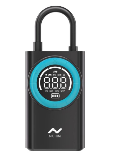 COMPRESOR DE AIRE PORTATIL NICTOM IE02	LINTERNA | BATERIA | FUNCION POWERBANK | PICOS INTERCAMBIABLES | DISPLAY DIGITAL | autos, motocicletas, bicicletas y artículos deportivos