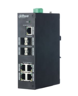 SWITCH DAHUA DH-PFS3409-4GT-V2 | 9 PUERTOS 4 POE | Industrial | Riel Din