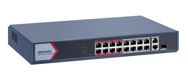 SWITCH HIKVISION DS-3E1318P-EI/M 16 PUERTOS 10/100M POE