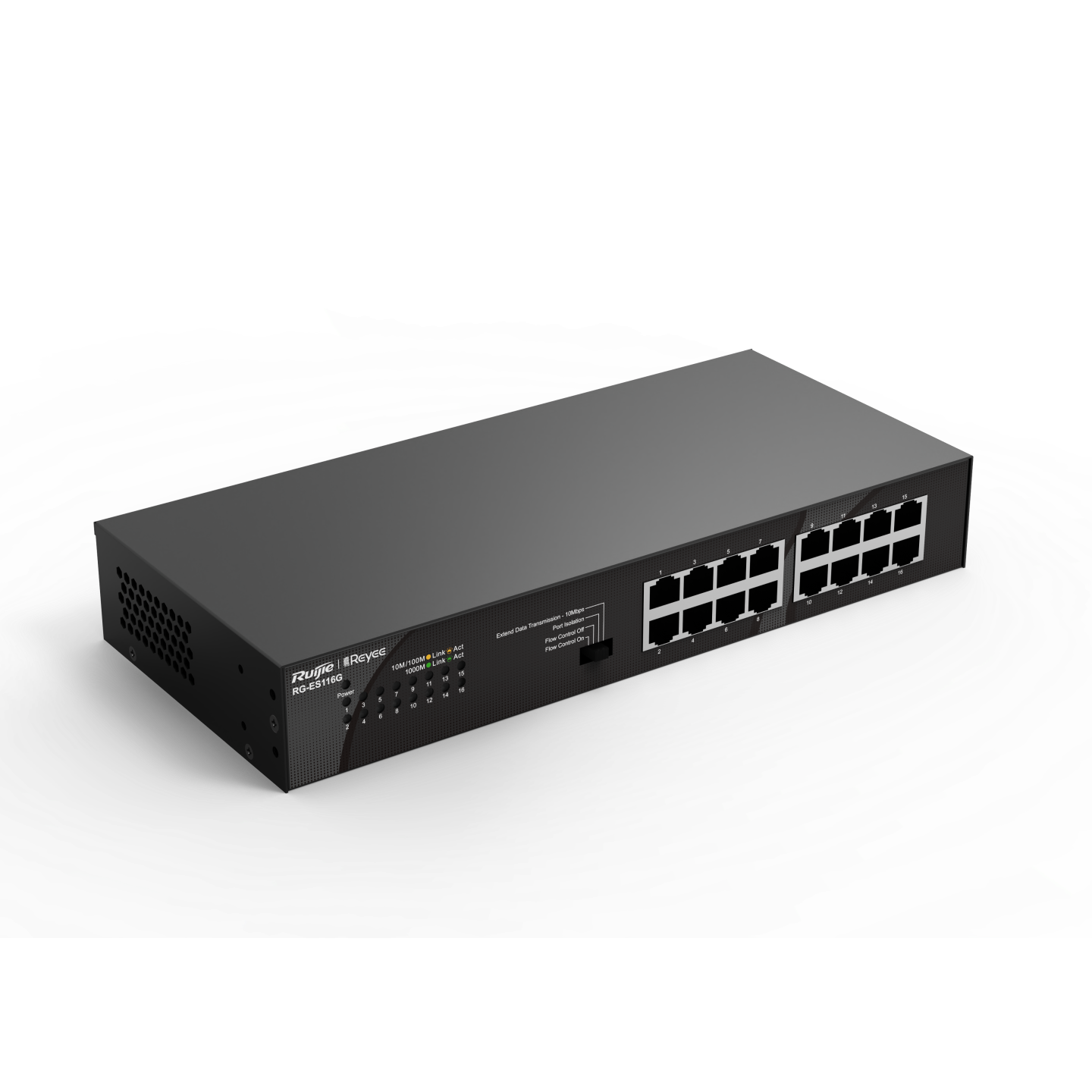 SWITCH RUIJIE REYEE RG-ES116G | 16 Puertos | Gigabit | Metalico · Imagen 2