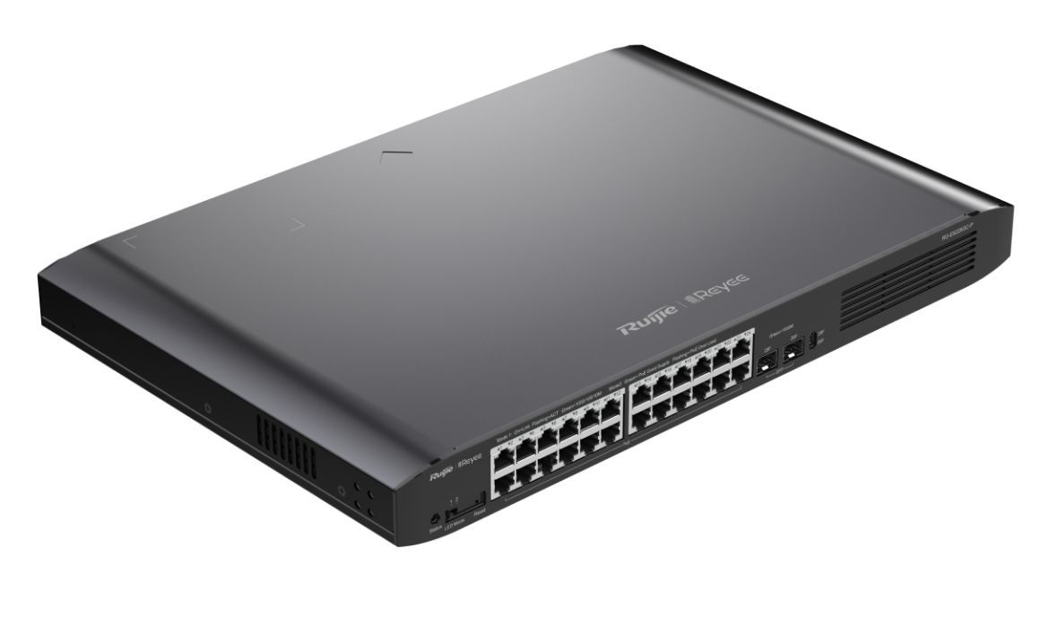 SWITCH RUIJIE REYEE RG-ES226GC-P | 24 Puertos | Gigabit | POE | Cloud | Metalico | Rackeable