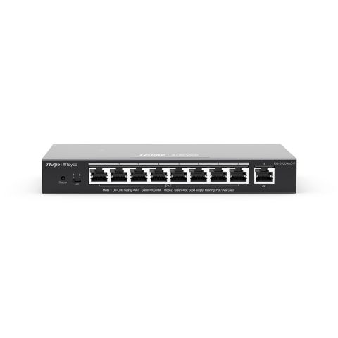 SWITCH RUIJIE REYEE RG-ES208GC | 8 Puertos | Gigabit | Cloud | Metalico