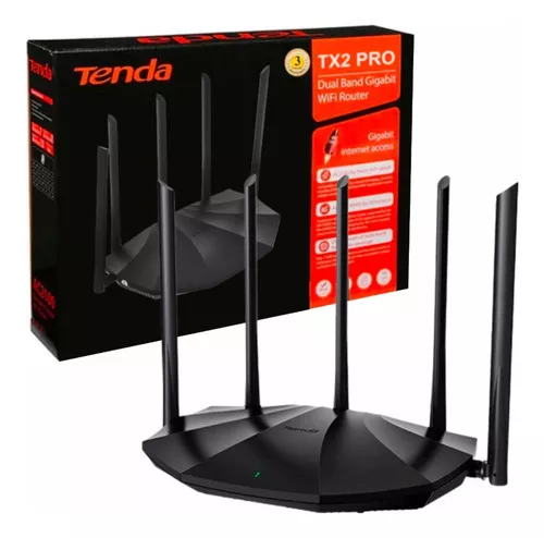 ROUTER WIFI TENDA TX2 PRO WIFI 6 | GIGABIT | AX1500 | DUAL BAND 