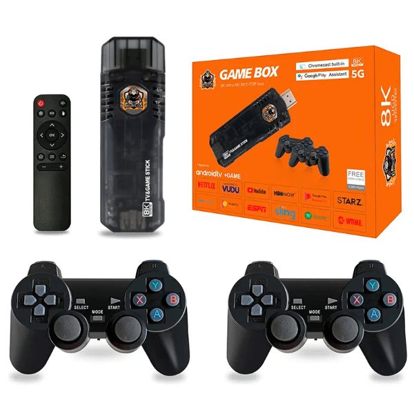 CONSOLA VIDEO HDMI GAME BOX RS-110 ANDROIDTV TVBOX +GAME 64G |10000 juegos MAME | GBA | N64 | GBC | GB | FC/ SEGA | CPS1 | CPS2 | PS1 | PSP | NEOGEO