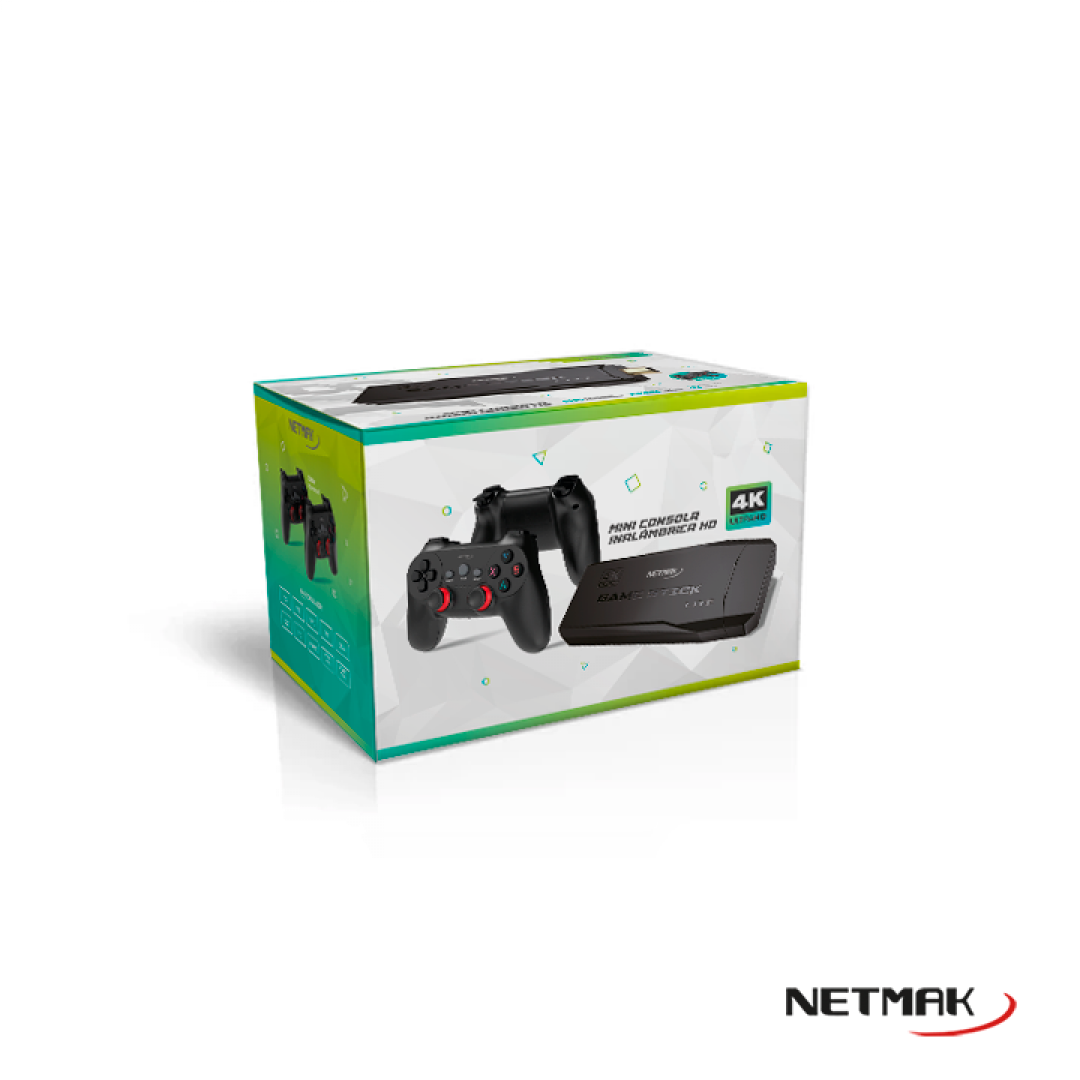 CONSOLA VIDEO HDMI GAME NETMAK NM-M8 | PLAY 1 | SEGA | S. NINTENDO | GAMEBOY | GBOY ADVANCE | FAMILY COMPUTER | MAME | ATARI 2600 | ATARI 7800 | 2 MANDOS INALAMBRICOS · Imagen 2