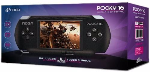 CONSOLA NOGA POCKY 16 PORTATIL 16BITS