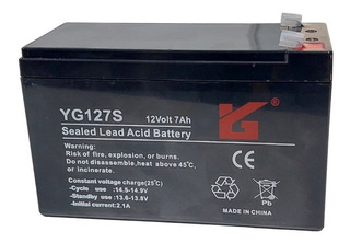 BATERIA YG/KITZUMA YG127S 12V 7A   ALARMAS/UPS