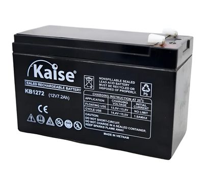 BATERIA ALARMA 12V 7.2A KAISE KB1272 F1 7A 