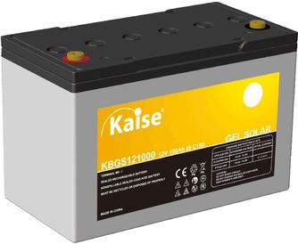 BATERIA KAISE GEL SOLAR 12V 100AH KBGS121000