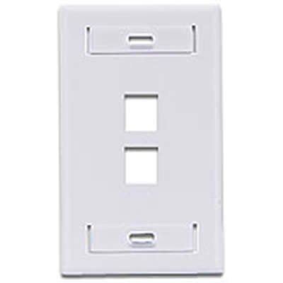 FACEPLATE RJ-45 de 2 Puertos GLC CE-4009
