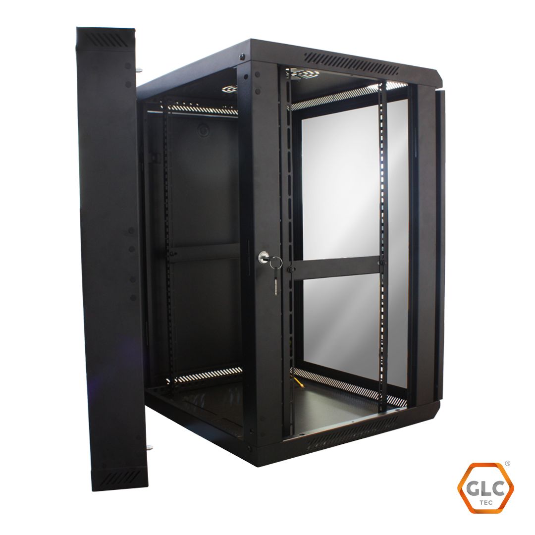 RACK MURAL PIVOTANTE 15 UNIDADES 19 600MM GLC-MURALP-15U600