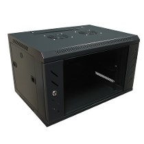RACK MURAL GLC 6 UNIDADES 500mm con Puerta Desarmado GLC-MURAL-6U500