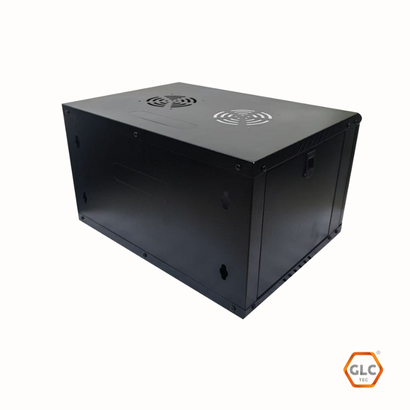 RACK ECO MURAL GLC 9 UNIDADES 19 450mm con Puerta Cristal Desarmado GLC-ECOMURAL-9U450 · Imagen 3