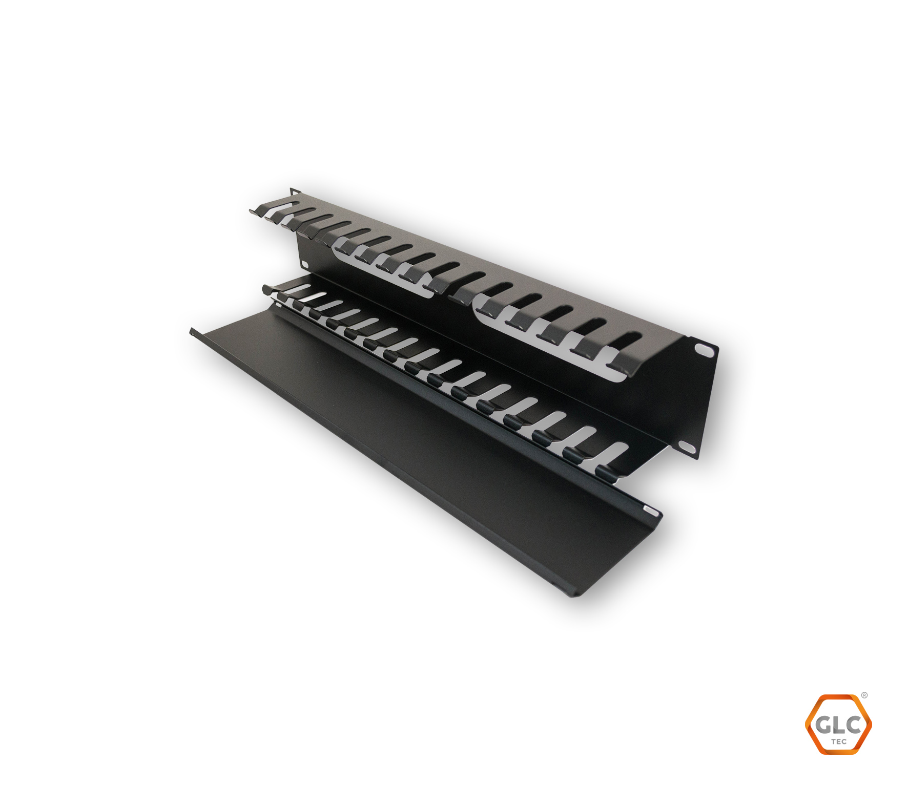 ORGANIZADOR DE CABLE GLC Para RACK Con TAPA 2 Unidades GLC-ORGCR-002