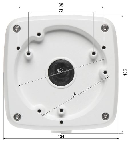 CAJA ESTANCA DAHUA PFA123 - JUNCTION BOX3 PARA CAMARA BULLET · Imagen 2