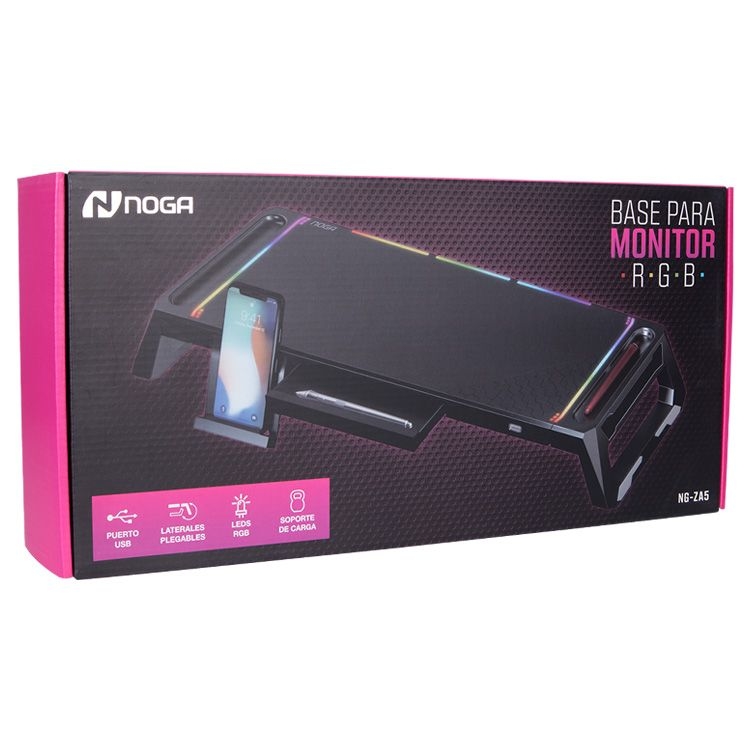 BASE PARA MONITOR NOGA NG-ZA5 RGB SOPORTE PARA CELULAR	 · Imagen 2