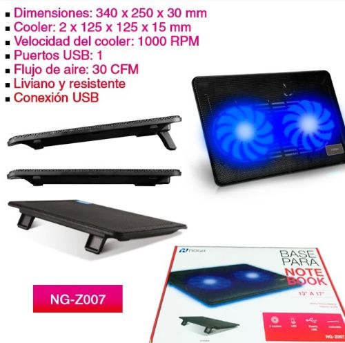 BASE PARA NOTEBOOK NOGA NG-Z007 · Imagen 2