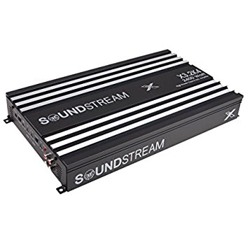 AMPLIFICADOR SOUNDSTREAM X3.2K4   2,400w Class D 4ch. Amplifier 4O/250Wx4 2O400wX4 1O/600Wx4
