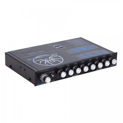 EQUALIZADOR SOUNDSTREAM MPQ-7XO   1/2 DIN Dual channel Multi Band Parametric EQ DOBLE ZONA
