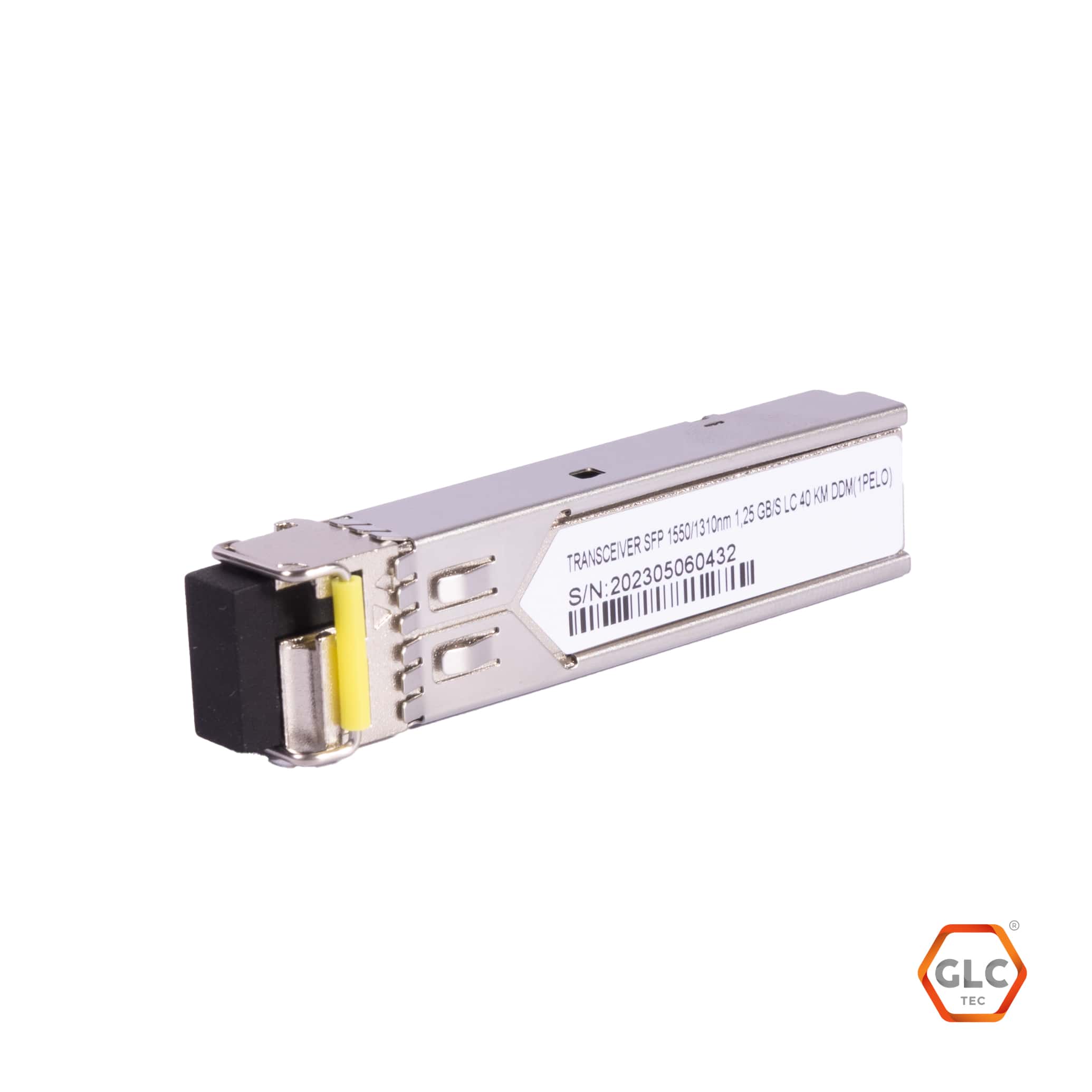 TRANSCEIVER SFP GLC FO-1479-2 | 1550NM | 1.25GB | LC | 40 KM | DDM(1PELO) | MM/SM Monomodo