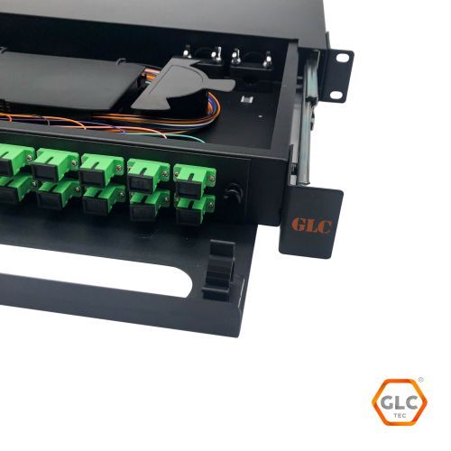 BANDEJA ODF GLC-BANFO-SCAPC-001 RACK FO CON ADAPTADOR SC/APC Y PIGTAIL SCAPC X24  FIBRA OPTICA · Imagen 4