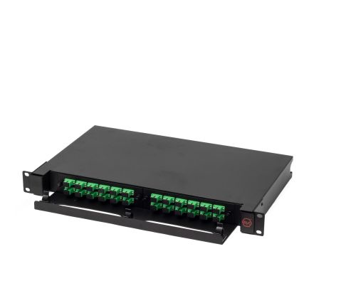 BANDEJA ODF GLC-BANFO-SCAPC-001 RACK FO CON ADAPTADOR SC/APC Y PIGTAIL SCAPC X24  FIBRA OPTICA