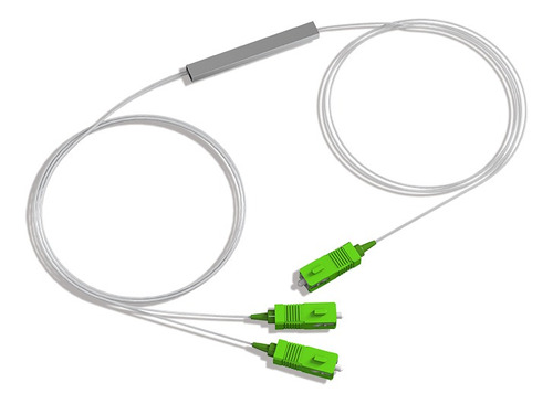 SPLITTER PLC FO-1028 SM 1X2 CON CONECTOR SC/APC 0.9MM